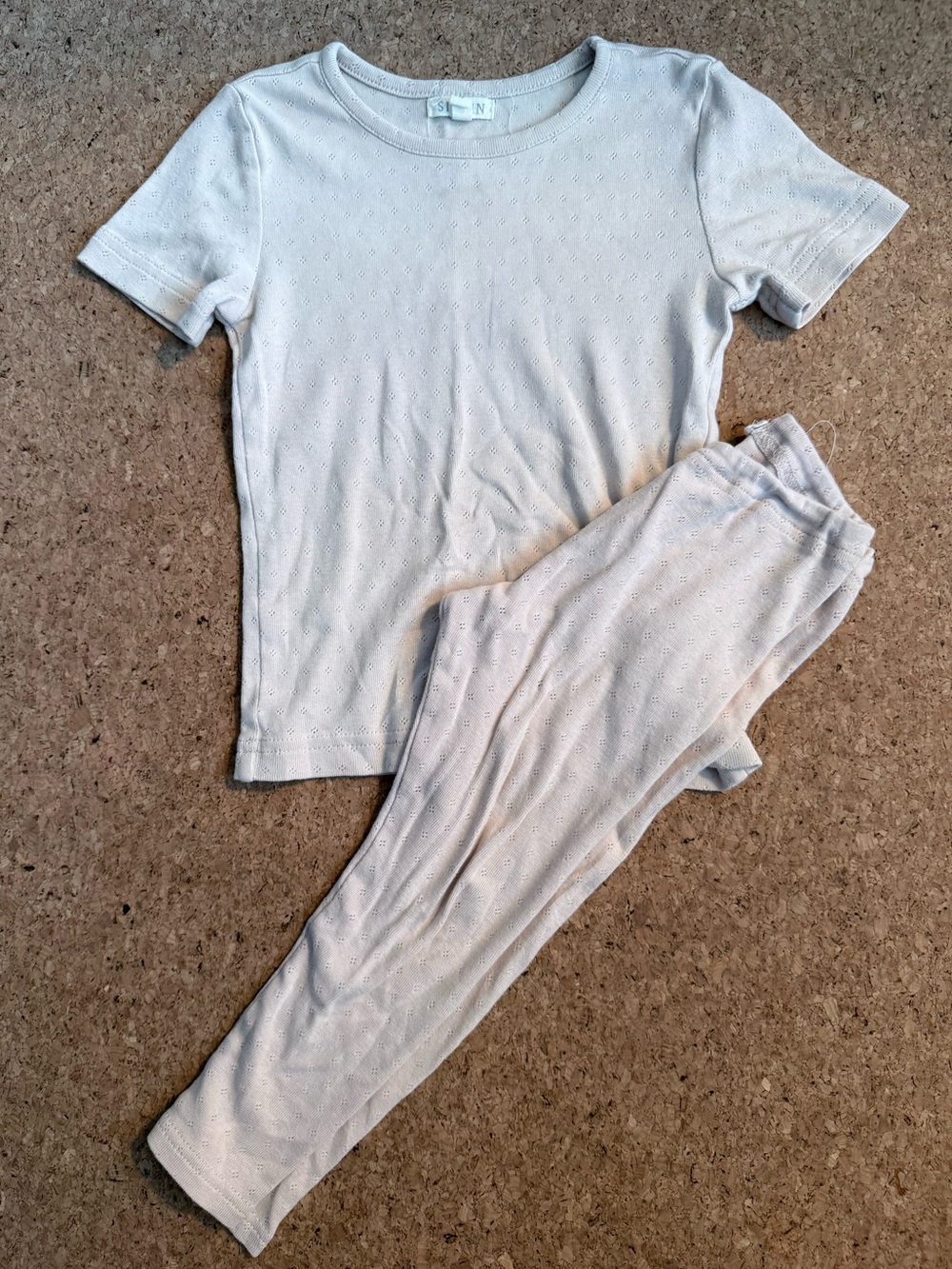Siskin Pointelle Cotton Set 1/2 Years GUC